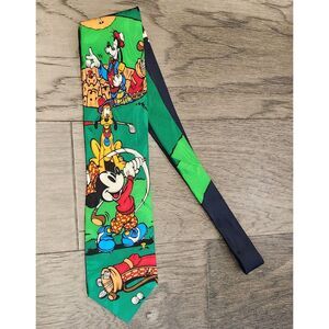 Disney Store Micky Mouse Tie Golf‎ Tie Goofy Tie
